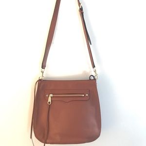 REBECCA MINKOFF Tan Leather Purse